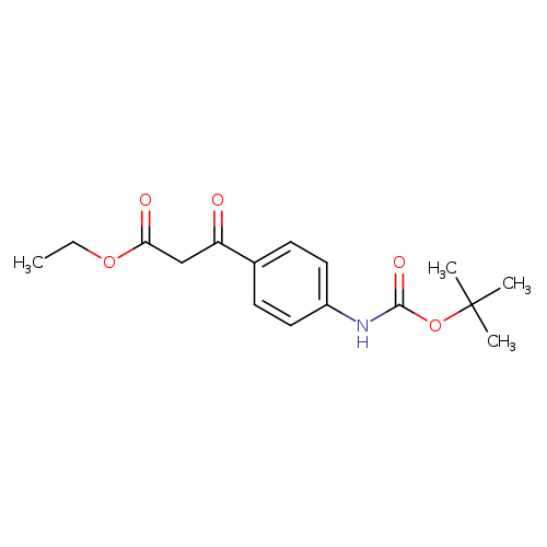 Benzenepropanoic acid, 4-[[(1,1-dimethylethoxy)carbonyl]amino]-β-oxo-, ethyl ester