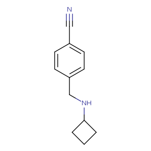 4-[(cyclobutylamino)methyl]benzonitrile