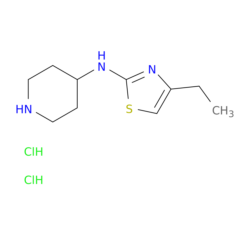N-(4-ethyl-1,3-thiazol-2-yl)piperidin-4-amine dihydrochloride