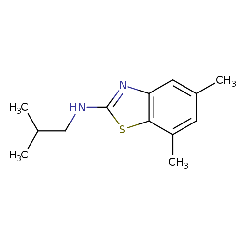 5,7-dimethyl-N-(2-methylpropyl)-1,3-benzothiazol-2-amine