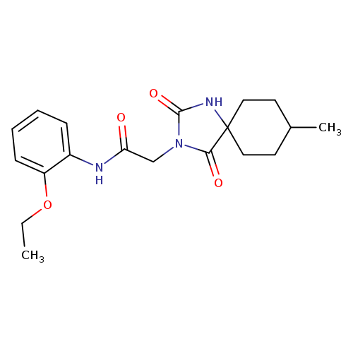 N-(2-ethoxyphenyl)-2-{8-methyl-2,4-dioxo-1,3-diazaspiro[4.5]decan-3-yl}acetamide