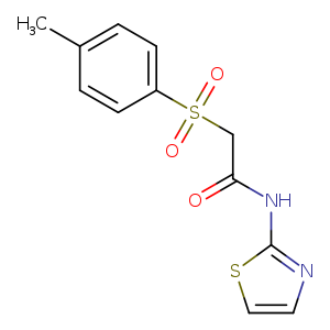 2-(4-methylbenzenesulfonyl)-N-(1,3-thiazol-2-yl)acetamide