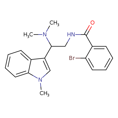 2-bromo-N-[2-(dimethylamino)-2-(1-methyl-1H-indol-3-yl)ethyl]benzamide