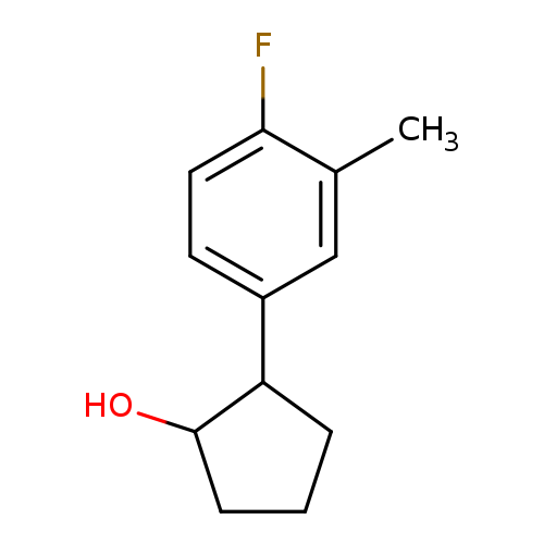 TRANS-2-(4-FLUORO-3-METHYLPHENYL)CYCLOPENTANOL