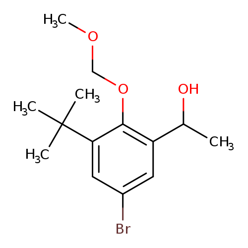 1-[5-bromo-3-tert-butyl-2-(methoxymethoxy)phenyl]ethan-1-ol