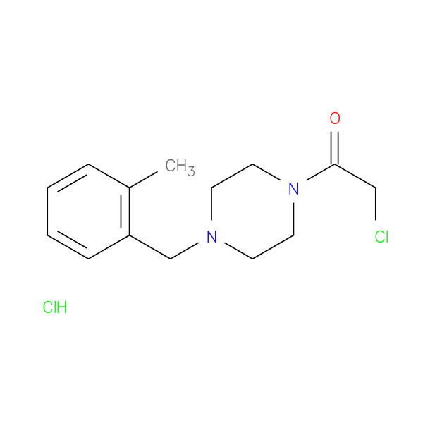2-chloro-1-{4-[(2-methylphenyl)methyl]piperazin-1-yl}ethan-1-one hydrochloride