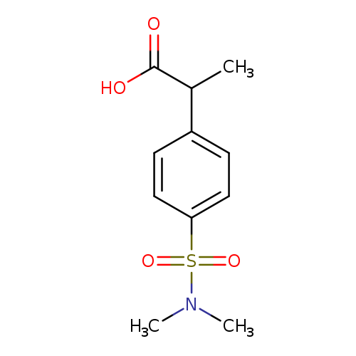 2-[4-(dimethylsulfamoyl)phenyl]propanoic acid