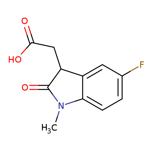 (5-Fluoro-1-methyl-2-oxo-2,3-dihydro-1h-indol-3-yl)acetic acid