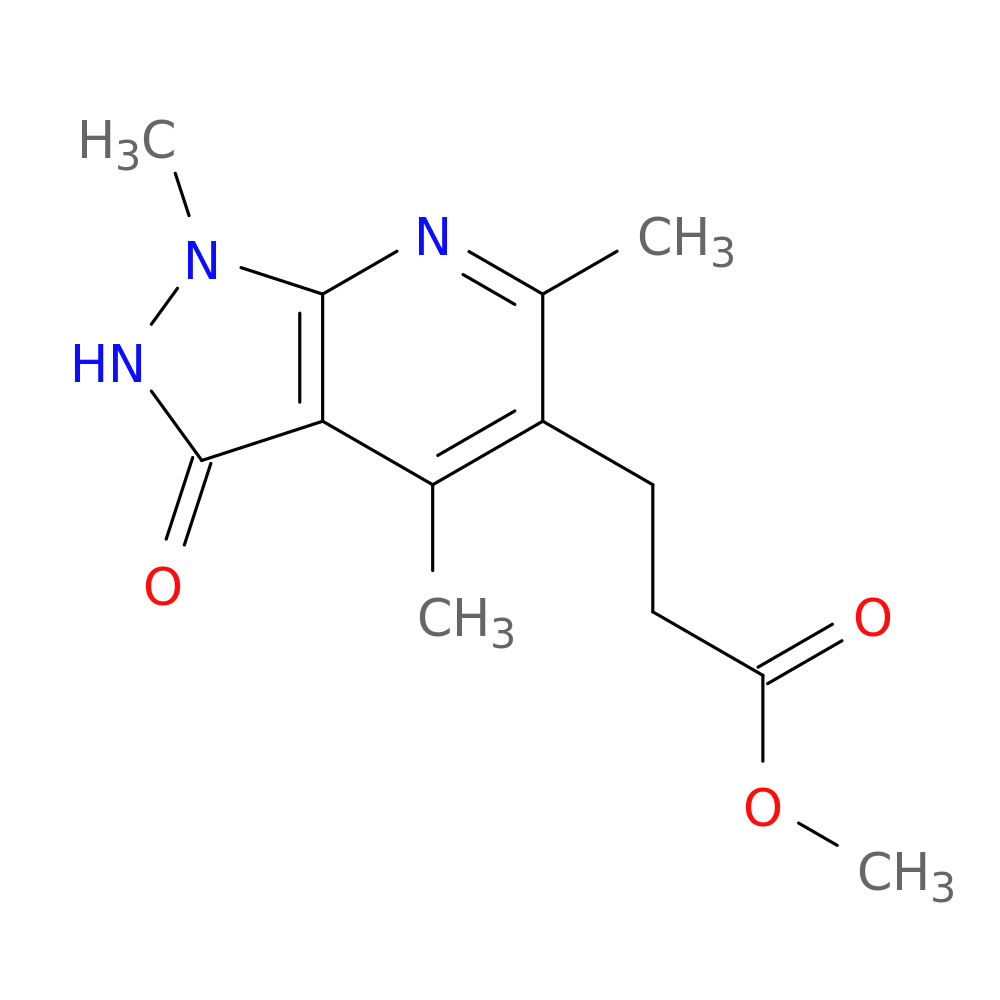 methyl 3-{1,4,6-trimethyl-3-oxo-1H,2H,3H-pyrazolo[3,4-b]pyridin-5-yl}propanoate