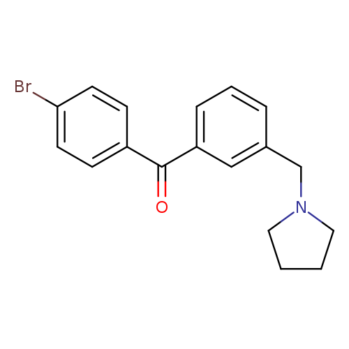 4'-Bromo-3-pyrrolidinomethyl benzophenone