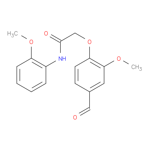 2-(4-formyl-2-methoxyphenoxy)-N-(2-methoxyphenyl)acetamide