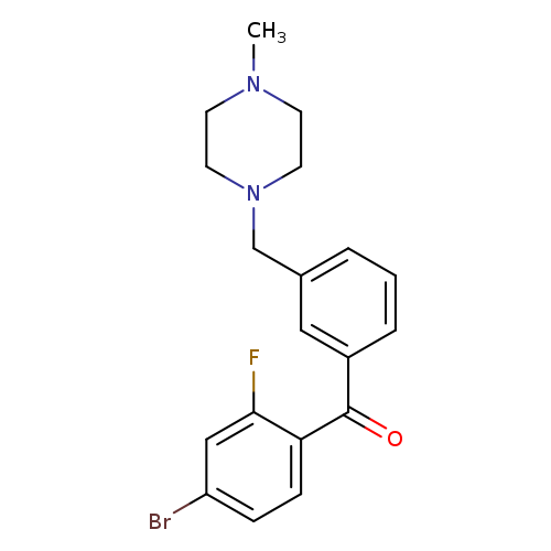 4-BROMO-2-FLUORO-3'-(4-METHYLPIPERAZINOMETHYL) BENZOPHENONE