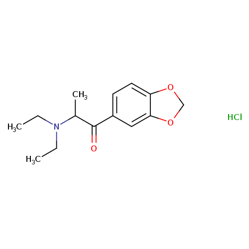 1-(benzo[d][1,3]dioxol-5-yl)-2-(diethylamino)propan-1-one,monohydrochloride