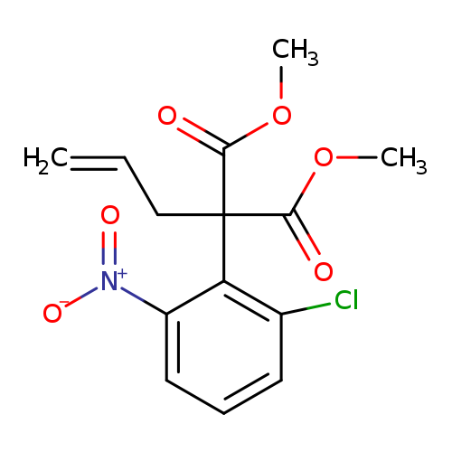 1,3-dimethyl 2-(2-chloro-6-nitrophenyl)-2-(prop-2-en-1-yl)propanedioate