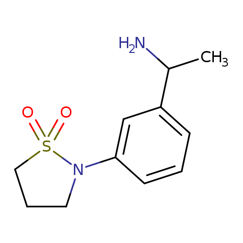 2-[3-(1-Aminoethyl)phenyl]-1lambda6,2-thiazolidine-1,1-dione