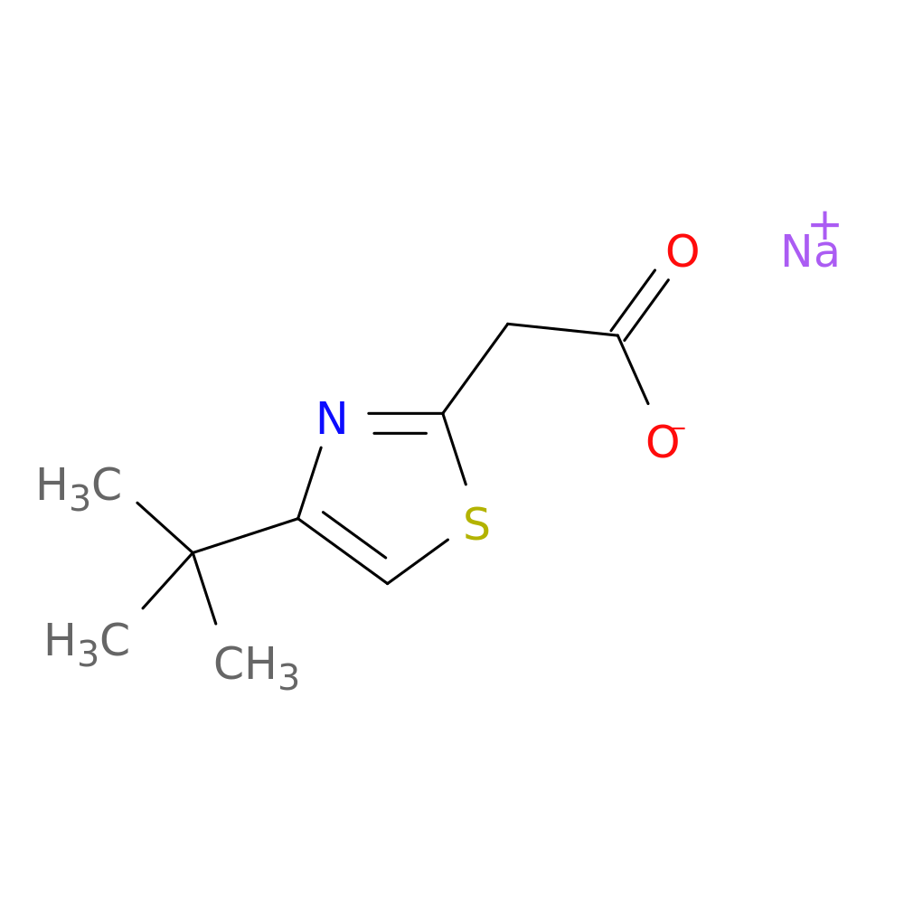 sodium 2-(4-tert-butyl-1,3-thiazol-2-yl)acetate