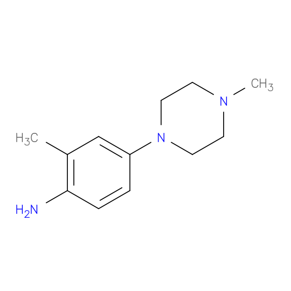 2-Methyl-4-(4-methyl-1-piperazinyl)benzenamine