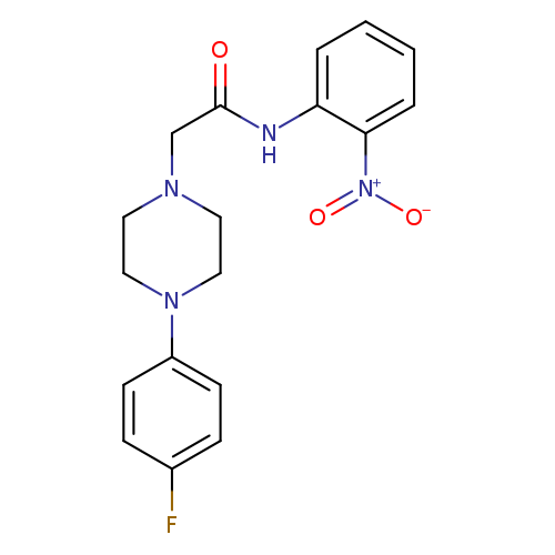 2-[4-(4-fluorophenyl)piperazin-1-yl]-N-(2-nitrophenyl)acetamide