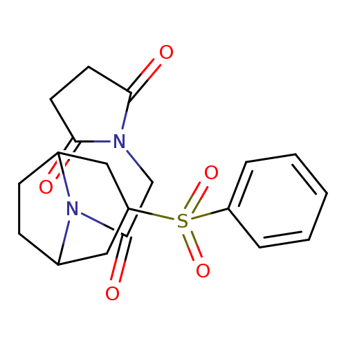 1-{2-[3-(benzenesulfonyl)-8-azabicyclo[3.2.1]octan-8-yl]-2-oxoethyl}pyrrolidine-2,5-dione