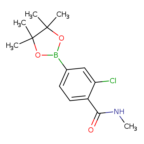 2-chloro-N-methyl-4-(tetramethyl-1,3,2-dioxaborolan-2-yl)benzamide