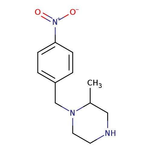 2-methyl-1-[(4-nitrophenyl)methyl]piperazine