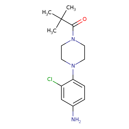 (3-Chloro-4-[4-(2,2-dimethylpropanoyl)piperazin-1-yl]phenyl)amine