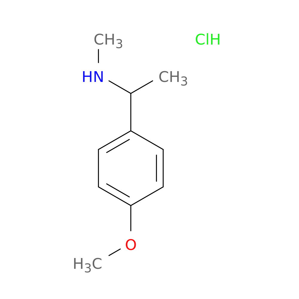 1-(4-Methoxyphenyl)-N-methylethanamine hydrochloride