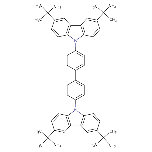 9H-Carbazole,9,9'-[1,1'-biphenyl]-4,4'-diylbis[3,6-bis(1,1-dimethylethyl)-