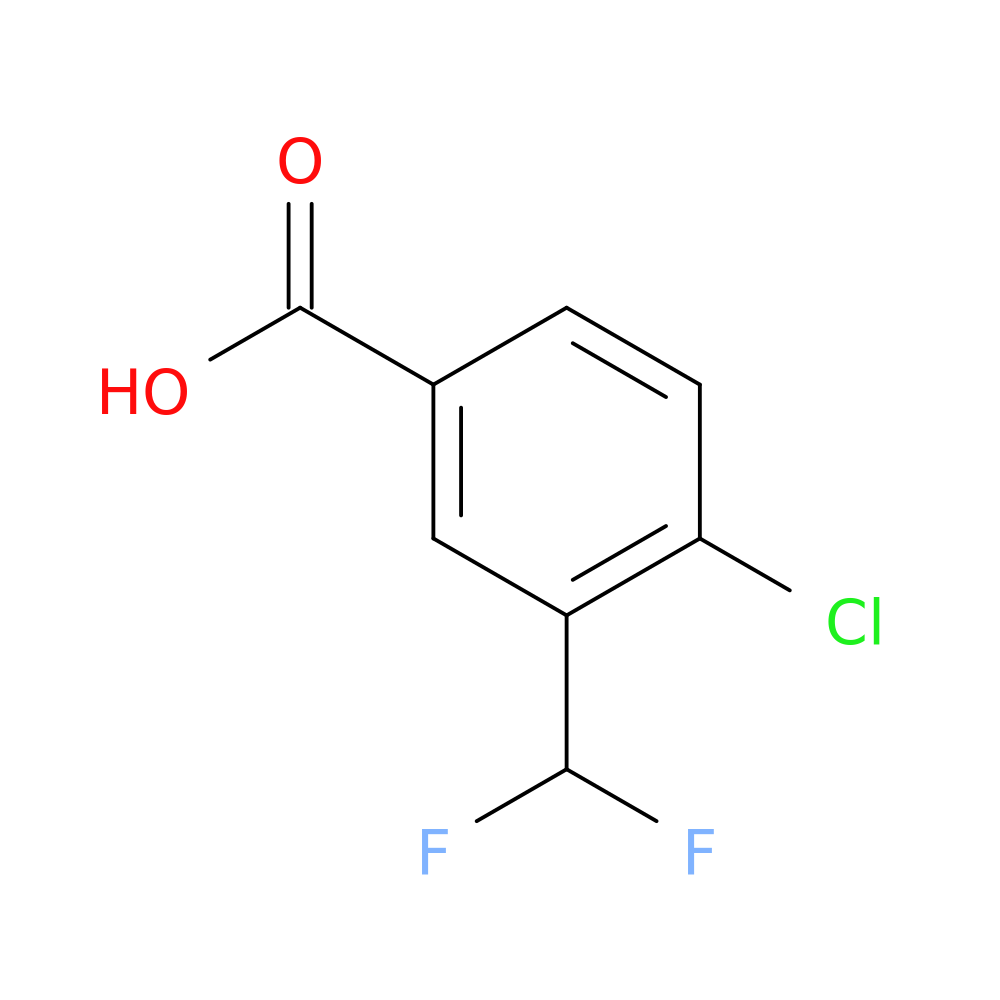 4-Chloro-3-(difluoromethyl)benzoic acid