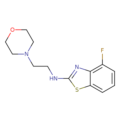 4-Fluoro-N-(2-morpholin-4-ylethyl)-1,3-benzothiazol-2-amine
