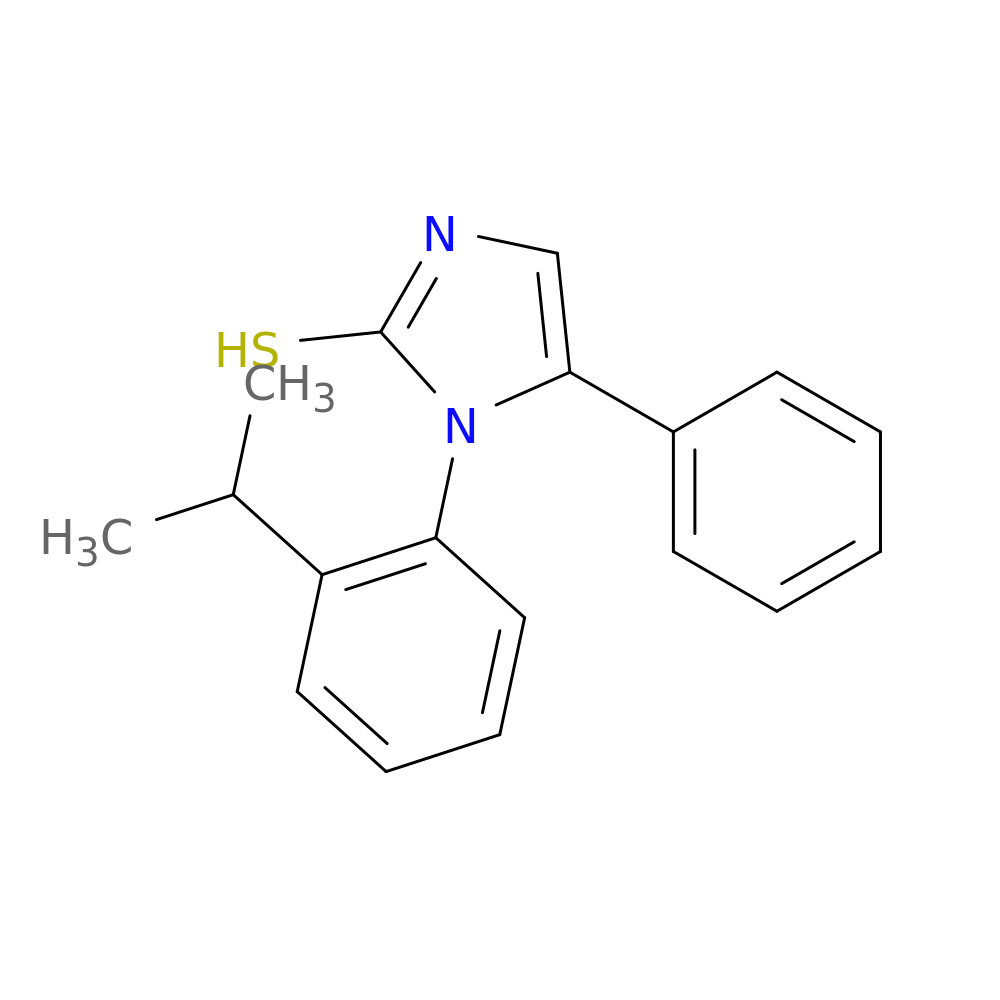 5-phenyl-1-[2-(propan-2-yl)phenyl]-1H-imidazole-2-thiol