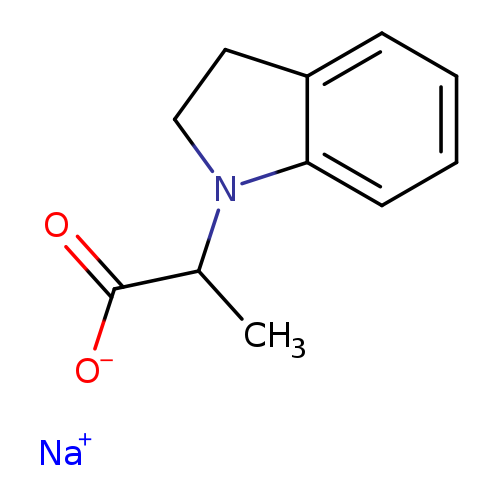 sodium 2-(2,3-dihydro-1H-indol-1-yl)propanoate