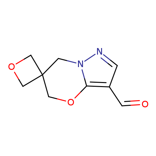 5',7'-dihydrospiro[oxetane-3,6'-pyrazolo[3,2-b][1,3]oxazine]-3'-carbaldehyde