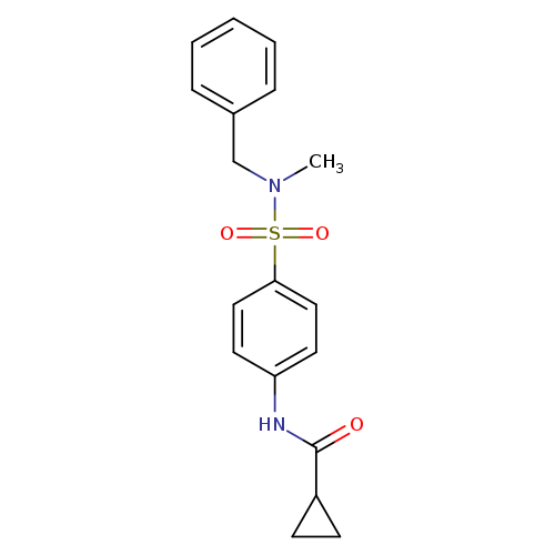 N-(4-{[benzyl(methyl)amino]sulfonyl}phenyl)cyclopropanecarboxamide