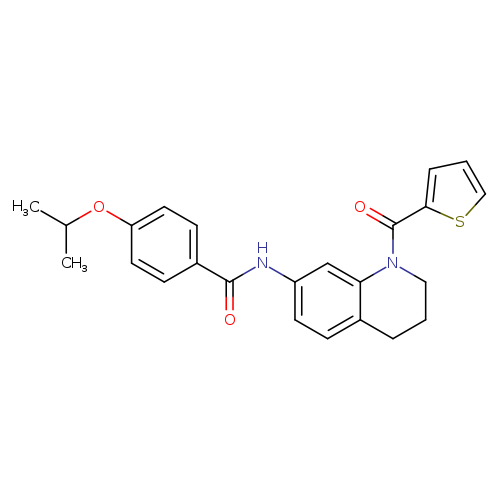 4-(propan-2-yloxy)-N-[1-(thiophene-2-carbonyl)-1,2,3,4-tetrahydroquinolin-7-yl]benzamide