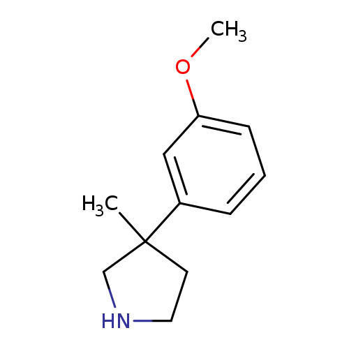 3-(3-methoxyphenyl)-3-methylpyrrolidine