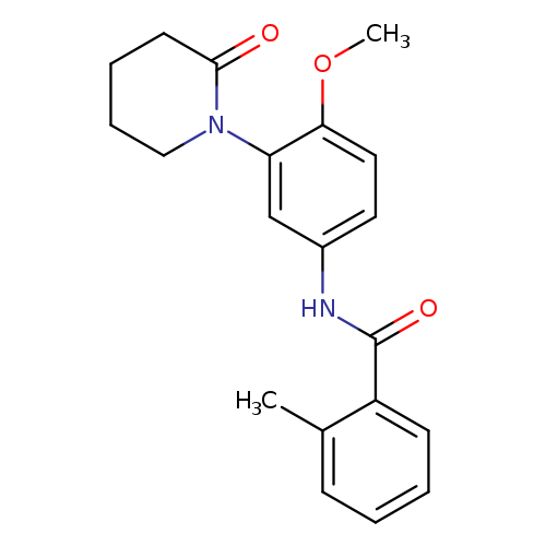 N-[4-methoxy-3-(2-oxopiperidin-1-yl)phenyl]-2-methylbenzamide