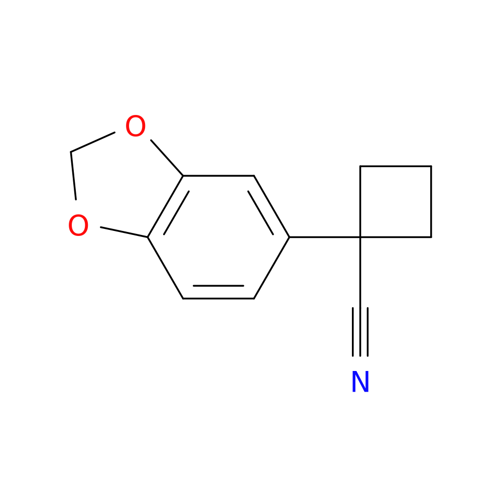 1-(Benzo[d][1,3]dioxol-5-yl)cyclobutane-1-carbonitrile
