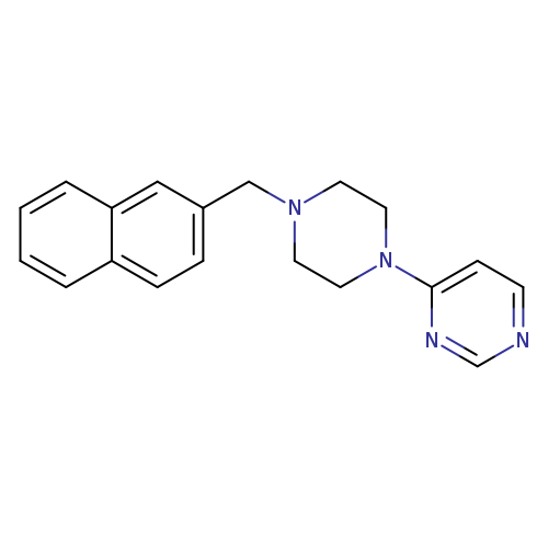 4-{4-[(naphthalen-2-yl)methyl]piperazin-1-yl}pyrimidine