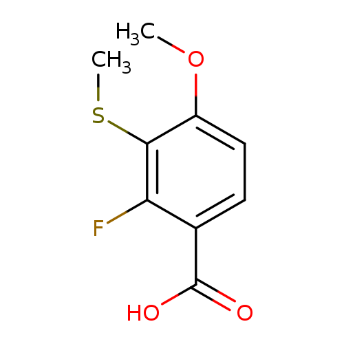 2-Fluoro-4-methoxy-3-(methylthio)benzoic acid