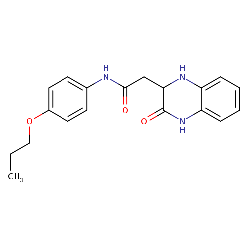 2-(3-Oxo-1,2,3,4-tetrahydroquinoxalin-2-yl)-N-(4-propoxyphenyl)acetamide