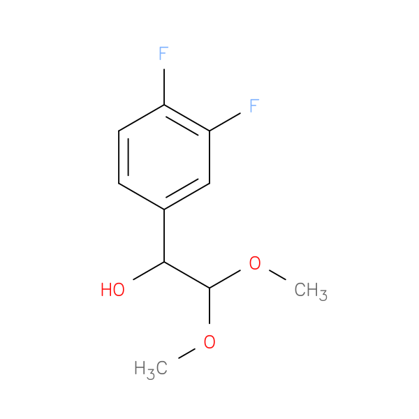 1-(3,4-difluorophenyl)-2,2-dimethoxyethan-1-ol
