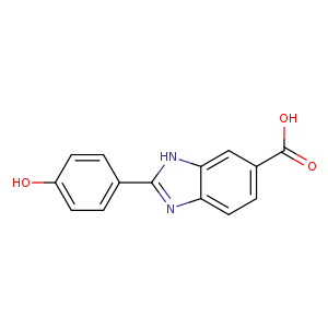 1H-Benzimidazole-6-carboxylic acid, 2-(4-hydroxyphenyl)-
