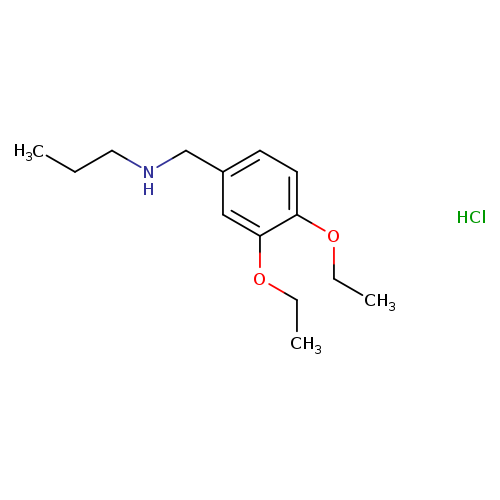 [(3,4-diethoxyphenyl)methyl](propyl)amine hydrochloride