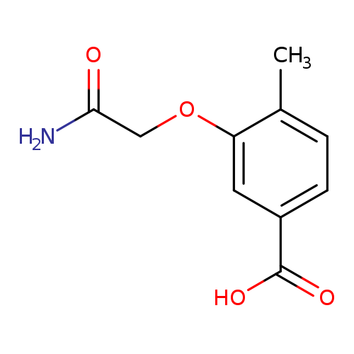 3-(carbamoylmethoxy)-4-methylbenzoic acid