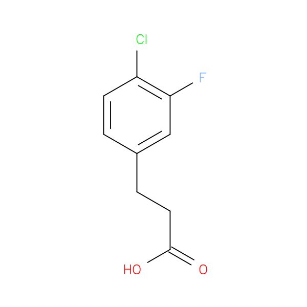3-(4-CHLORO-3-FLUOROPHENYL)PROPIONIC ACID