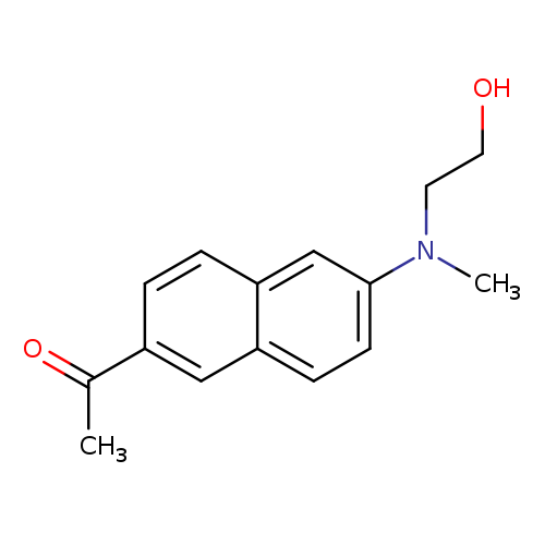 1-{6-[(2-hydroxyethyl)(methyl)amino]naphthalen-2-yl}ethan-1-one