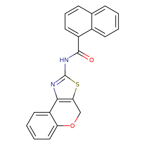 N-{4H-chromeno[4,3-d][1,3]thiazol-2-yl}naphthalene-1-carboxamide