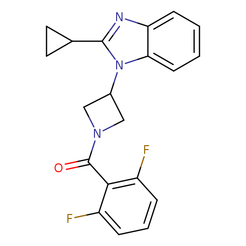 2-cyclopropyl-1-[1-(2,6-difluorobenzoyl)azetidin-3-yl]-1H-1,3-benzodiazole