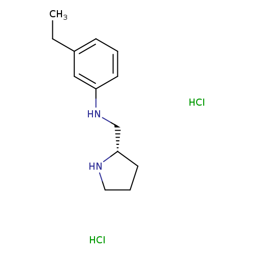 3-ethyl-N-{[(2S)-pyrrolidin-2-yl]methyl}anilinedihydrochloride